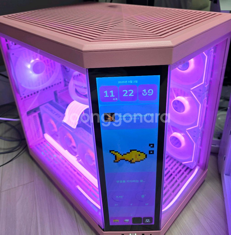 라이젠7 9800X3D RTX5080 Y70 핑크PC--1