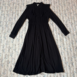 h&m 에이치앤엠 플라운스 디테일 셔츠 드레스