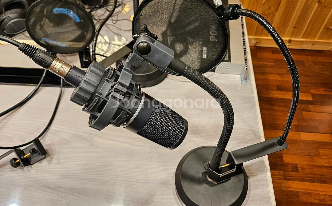 콘덴서마이크 세트 AKG C4000 전용스텐드 팝필터--0