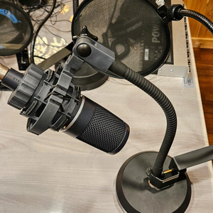 콘덴서마이크 세트 AKG C4000 전용스텐드 팝필터