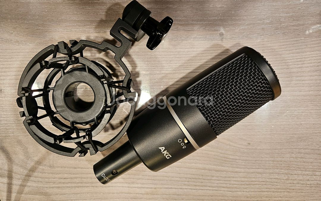 콘덴서마이크 세트 AKG C4000 전용스텐드 팝필터--1