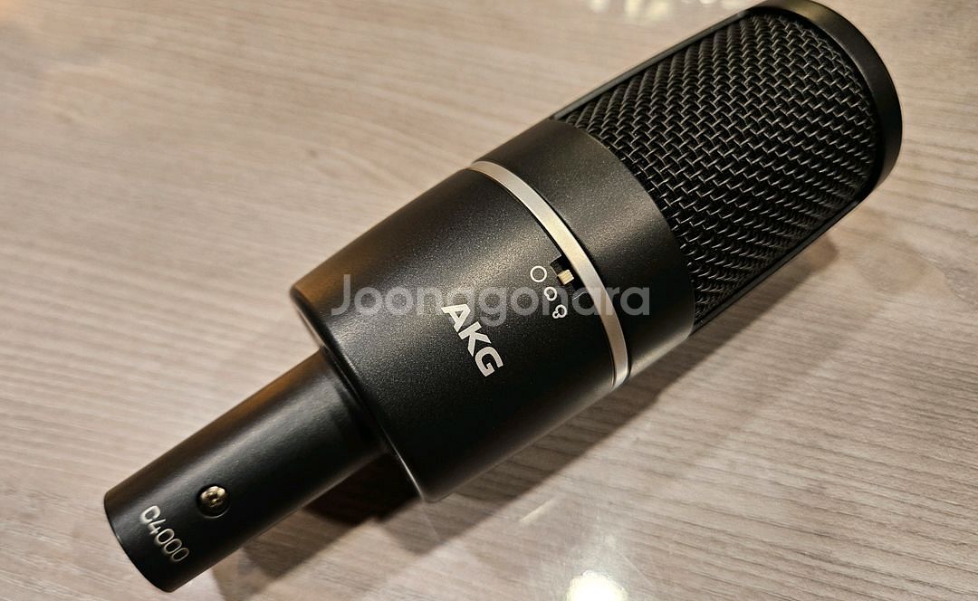 콘덴서마이크 세트 AKG C4000 전용스텐드 팝필터--4