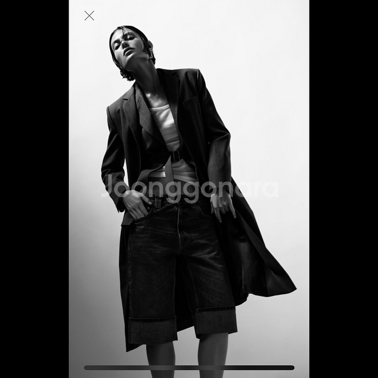 zara 자라 테일러링 울 블렌드 프록 코트 ZW컬렉션--9