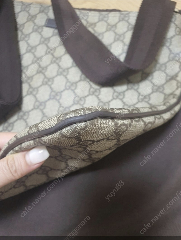 GUCCI구찌 남성 크로스백 gg슈프림 메신져백 정품--2