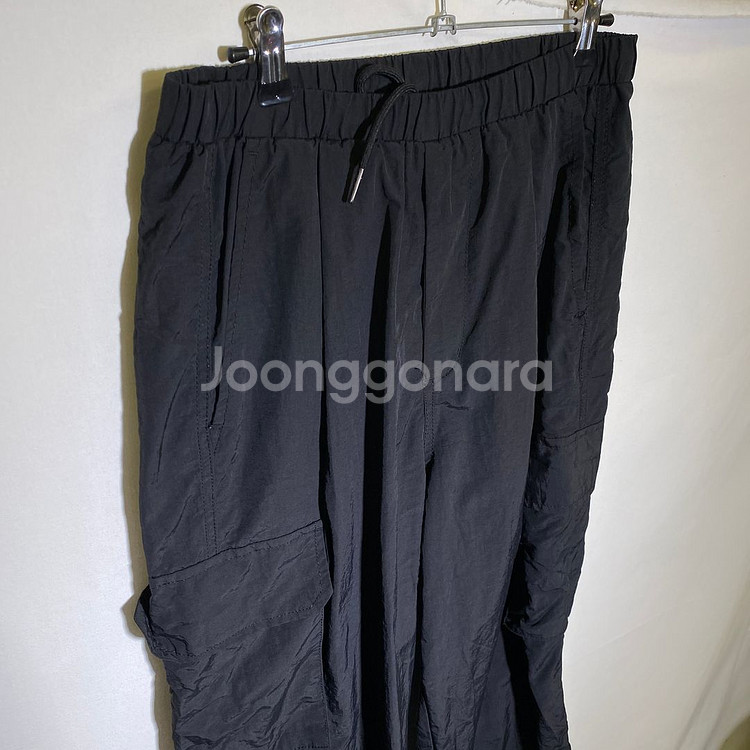 1)디미트리블랙 나일론 카고 팬츠 츄리닝 트레이닝팬츠--0