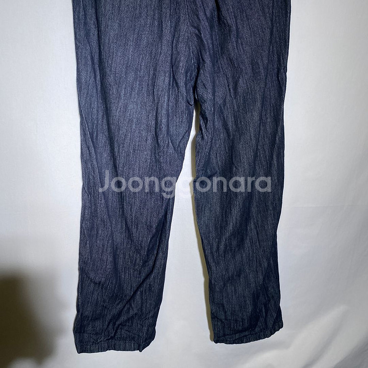 M)허리밴딩 와이드핏 데님 청바지--5