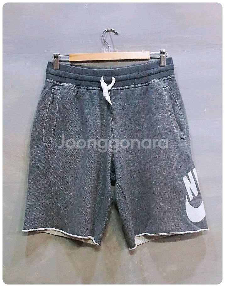 [M] 나이키 트레이닝 스웨트 하프 팬츠--0