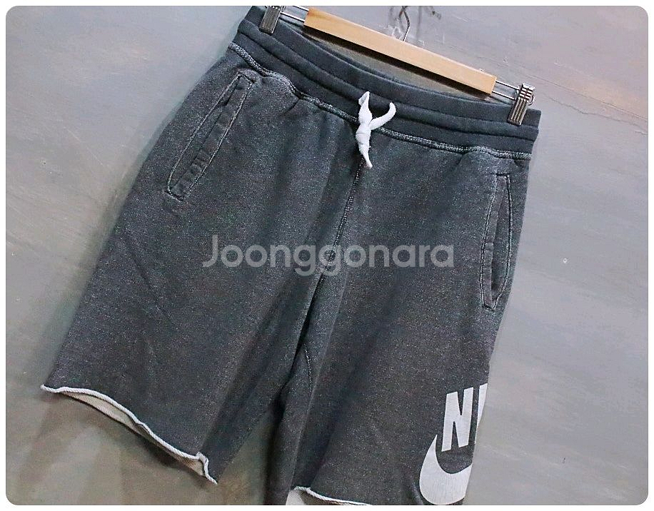 [M] 나이키 트레이닝 스웨트 하프 팬츠--2
