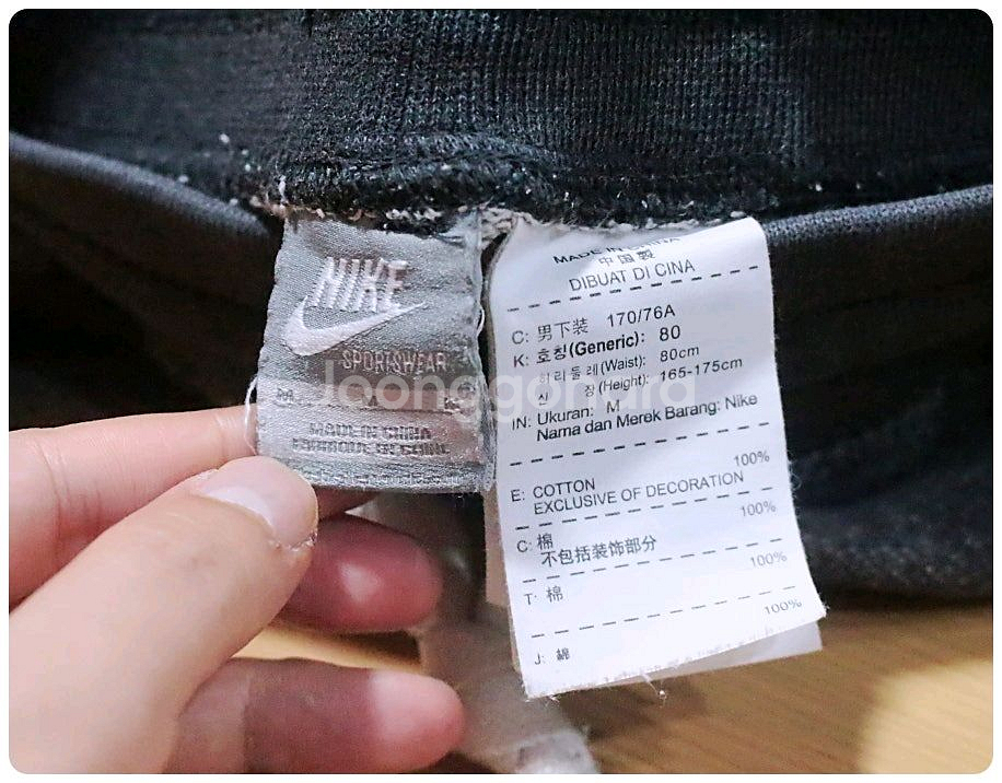 [M] 나이키 트레이닝 스웨트 하프 팬츠--7