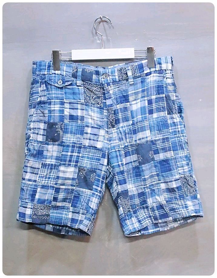 [32] 폴로 랄프로렌 마드라스 패치워크 클래식핏 쇼츠--0