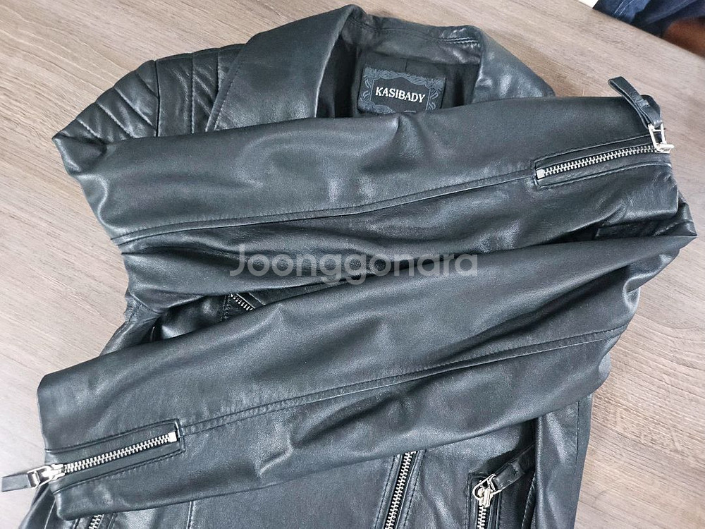 KASIBADY 블랙 양가죽 자켓 55--3