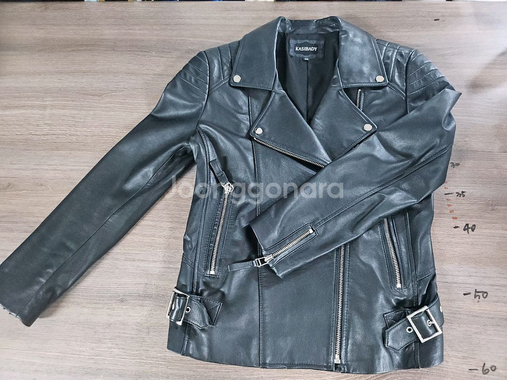 KASIBADY 블랙 양가죽 자켓 55--1