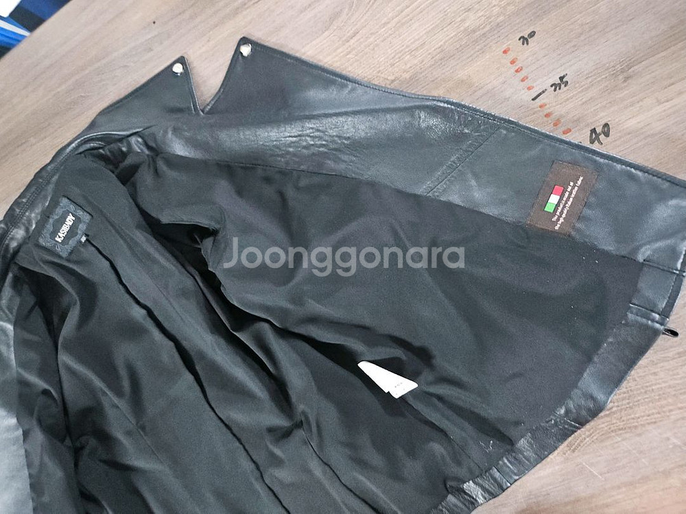 KASIBADY 블랙 양가죽 자켓 55--4