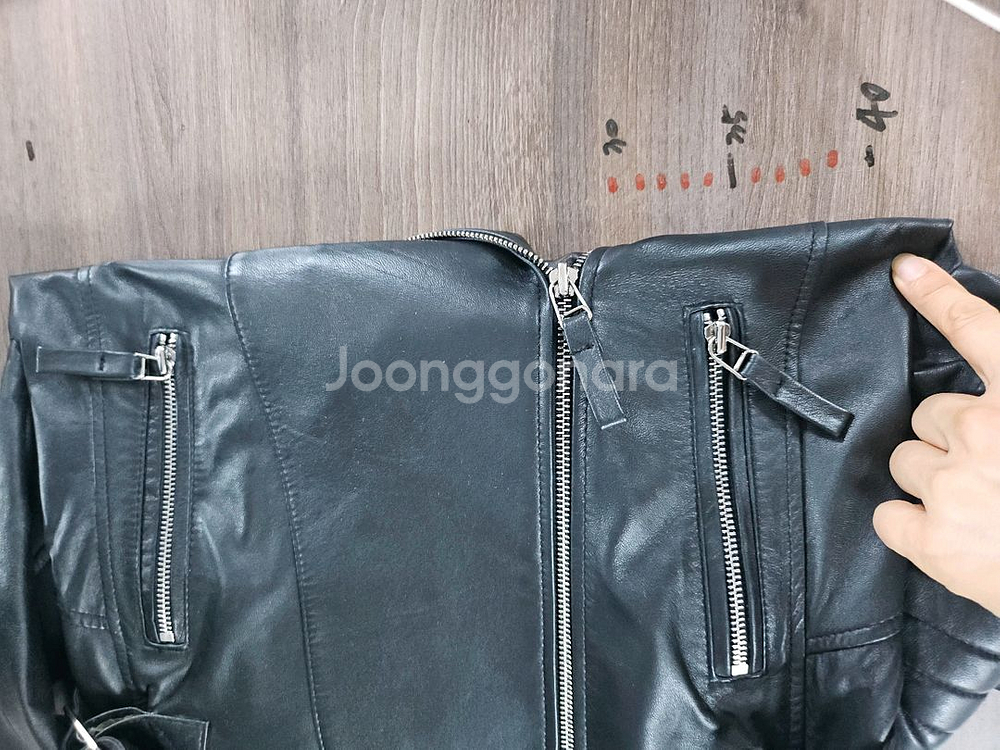 KASIBADY 블랙 양가죽 자켓 55--6