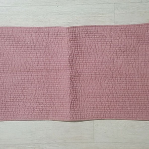 피그먼트 단면 베개커버 34x62 핑크