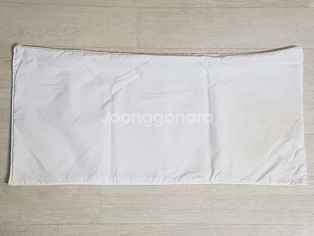 면 화이트 베개커버 31x65.5--0