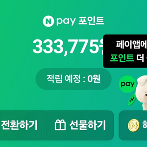 네이버페이 포인트 33만원