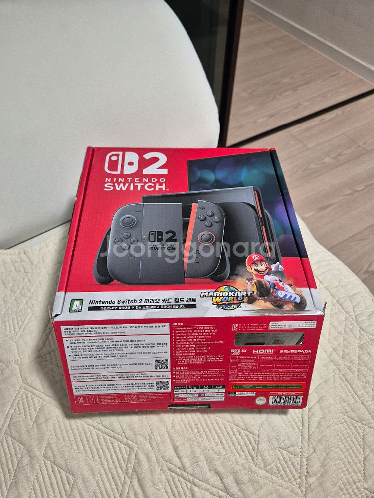 닌텐도 스위치2 박스 2개 그립 스트랩 일괄 팝니다--0