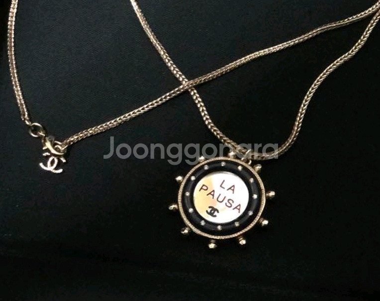 Chanel 라파우사 행운목걸이 정품--3