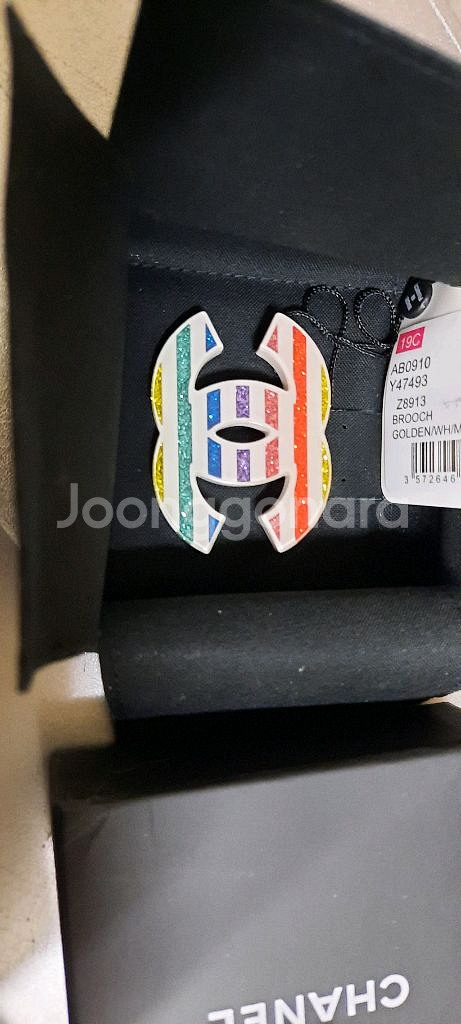 Chanel Rain Bow Brooch 정품--8
