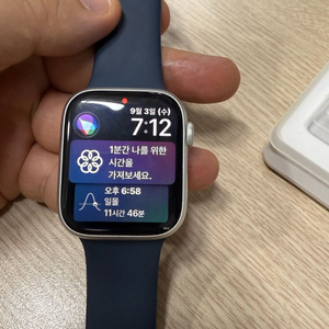 애플워치 실버 gps45mm
