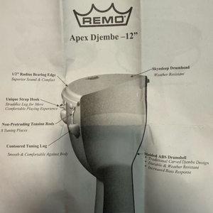 레모 젬베 12인치 가방포함 판매 dj601270 이미지