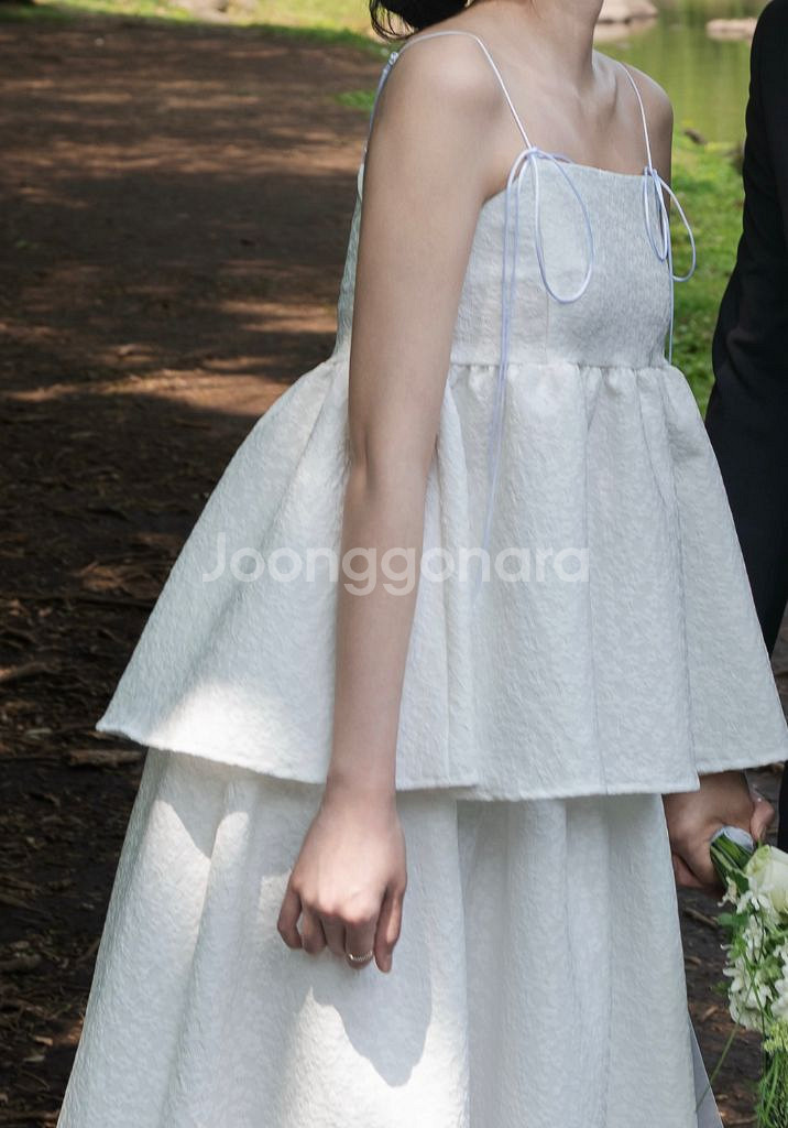 셀프웨딩 돌잔치 브샤 2부 드레스 가니송 투피스--4