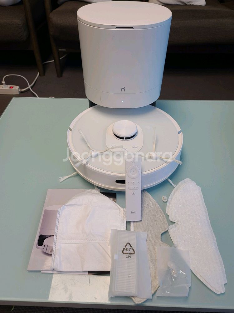 로봇청소기 아이닉 i9(S급,2시간3분작동,먼지및물걸레--2