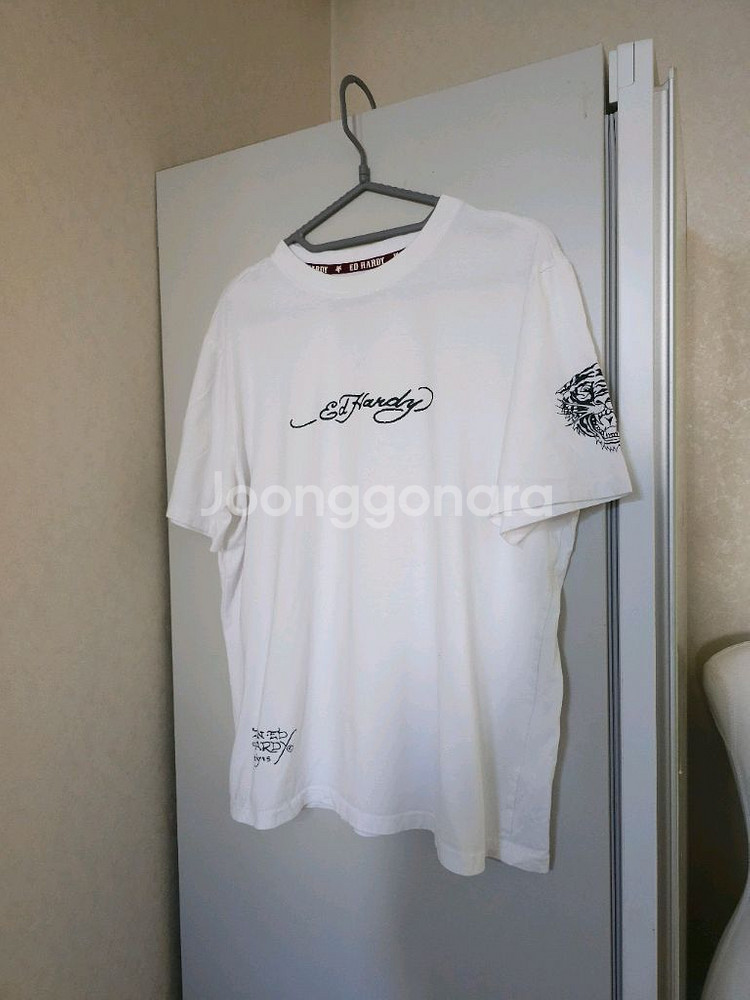 에드하디 화이트 반팔 티셔츠--0