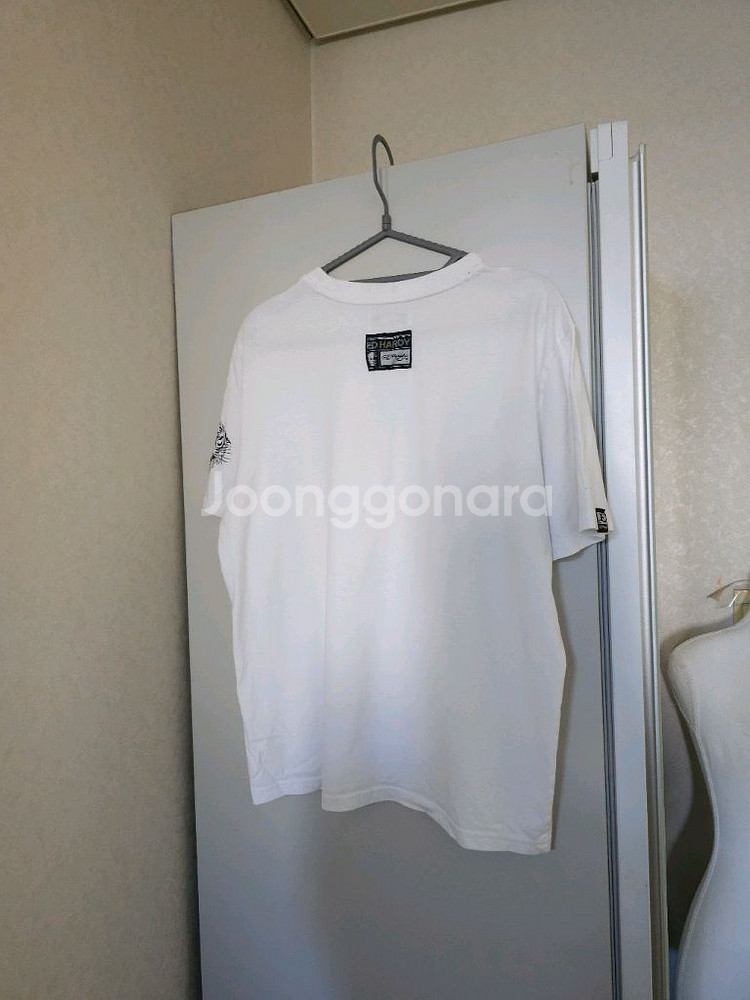 에드하디 화이트 반팔 티셔츠--4