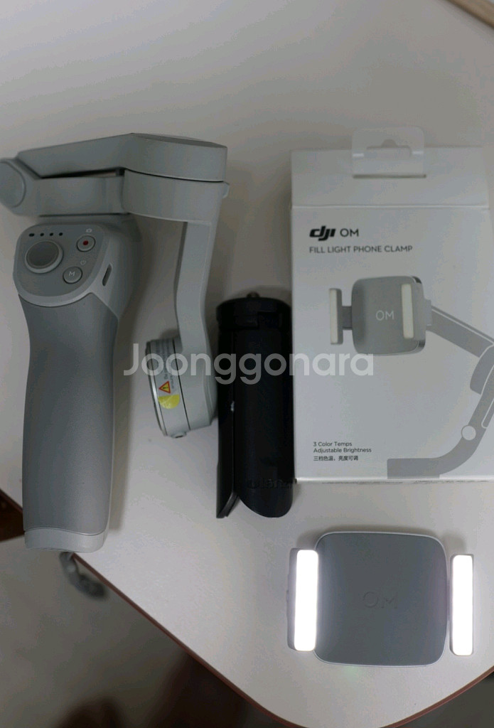 DJI OM 4 핸드폰 짐벌, 조명 클램프--0