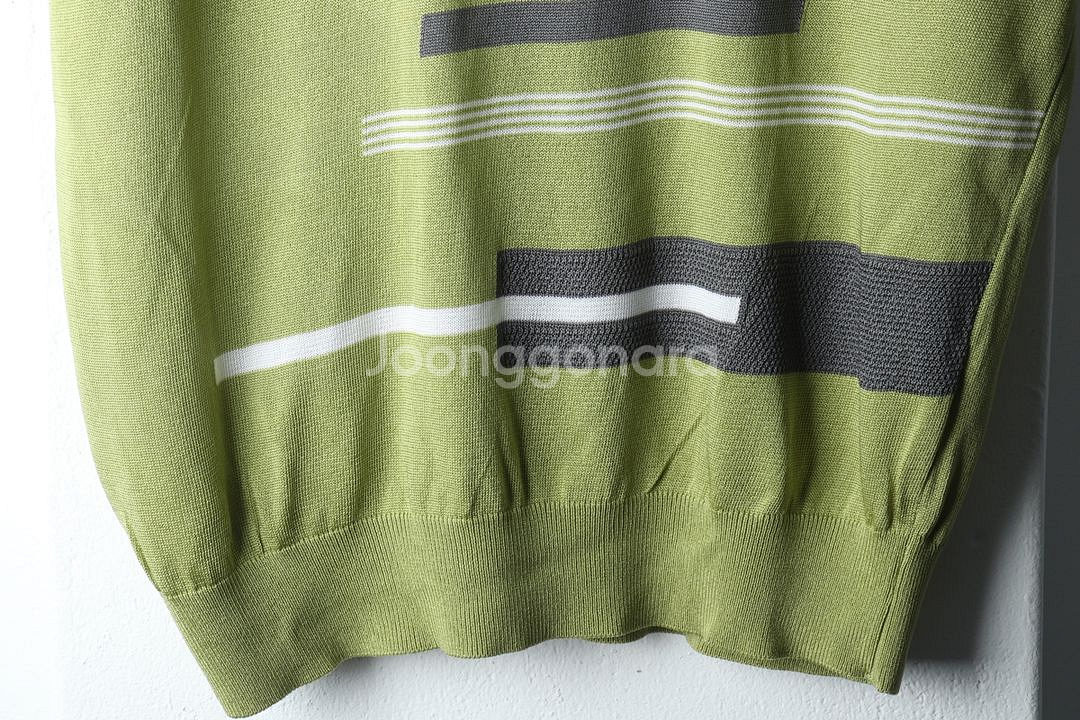 (XL) 핑 반팔 카라 티셔츠 골프 그린 니트--3