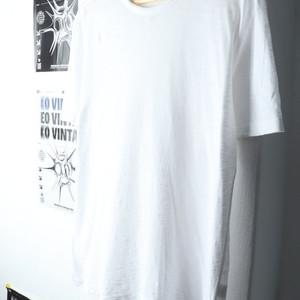 W(2XL) 타임 반팔 티셔츠 빅사이즈 한섬 화이트