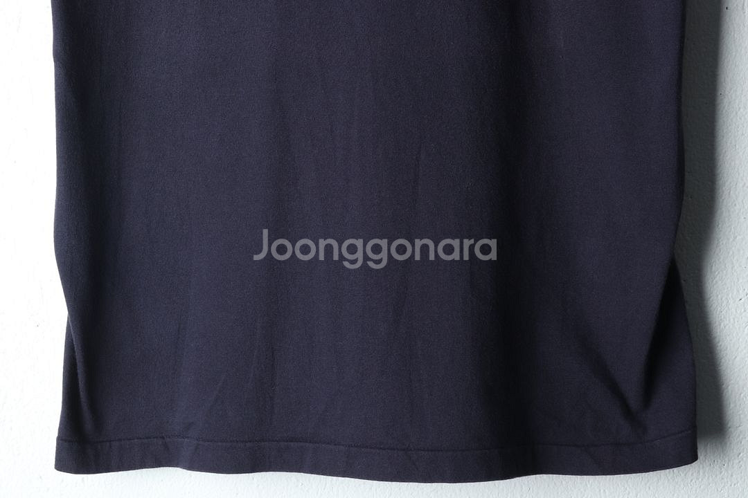 W(L) 폴로 랄프로렌 반팔 티셔츠 브이넥 네이비--3
