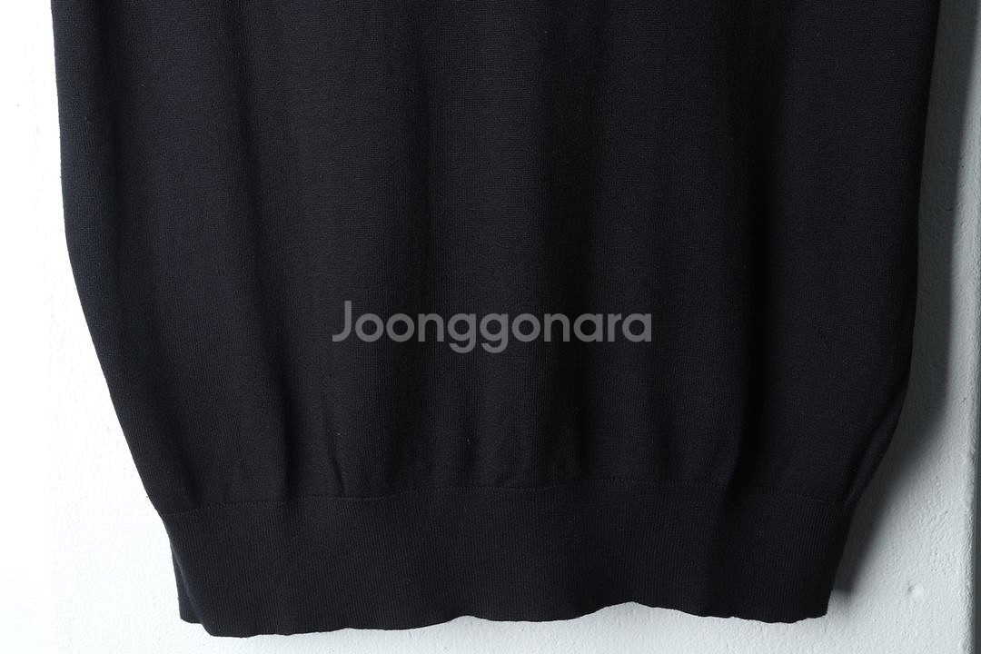 W(L-XL) 폴로 랄프로렌 반팔 티셔츠 블랙 니트--3