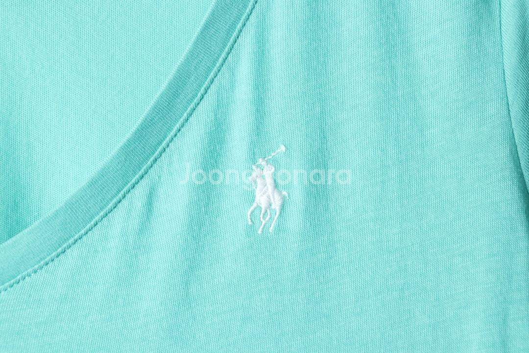 W(L-XL) 폴로 랄프로렌 반팔 티셔츠 브이넥 포니--4
