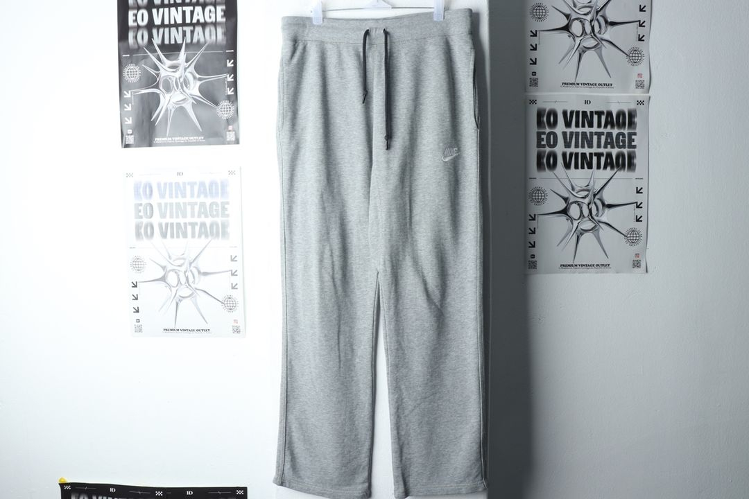 (L) 나이키 트레이닝복 바지 테크팩 그레이 밴딩 이미지