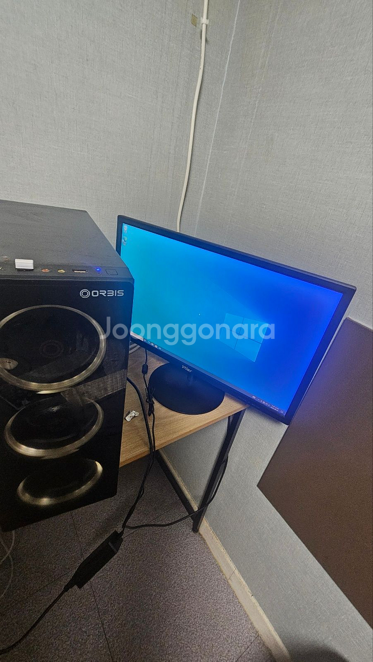 (급처)컴퓨터 본체+모니터 싸게 팔아요--0