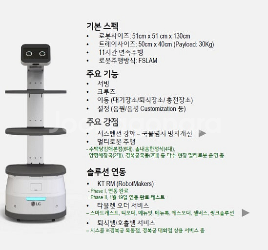 LG 클로이 서빙로봇 2세대--1