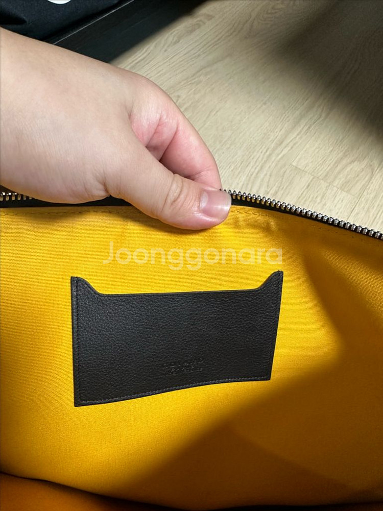 고야드 세나 클러치 mgm 블랙--3