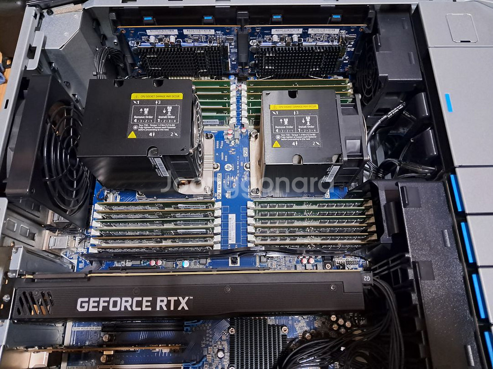 hp 워크스테이션 Z8G4 2세대 플레티엄 민트급--0