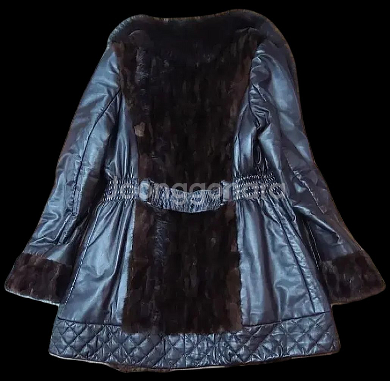 오빌리아 밍크 양가죽 코트 66--2