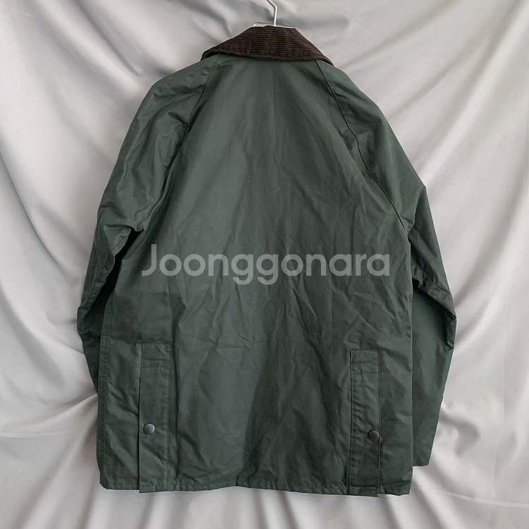 UK36 바버 비데일 왁스 자켓 세이지--2