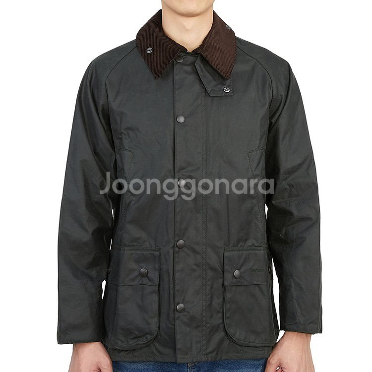 UK36 바버 비데일 왁스 자켓 세이지--0