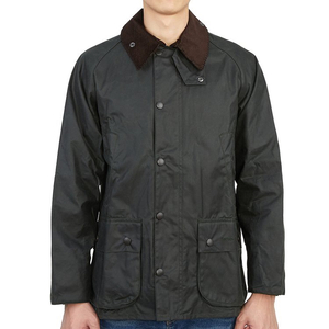 UK36 바버 비데일 왁스 자켓 세이지