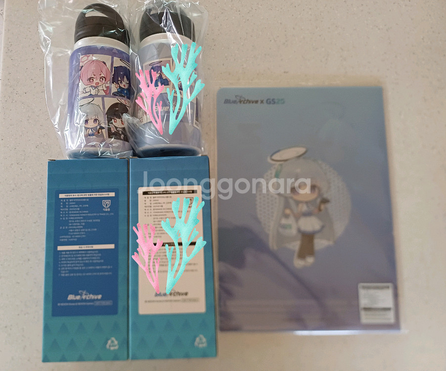 gs25블루아카이브 1차콜드컵 2차홀더 판매합니다--1