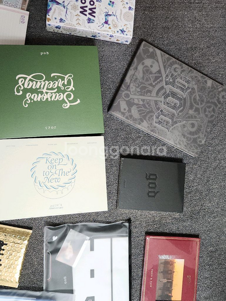 지오디 god 윤계상 하늘색일기, dvd 등 물품--5