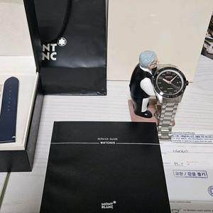 몽블랑 타임워커 신품급 시계팝니다