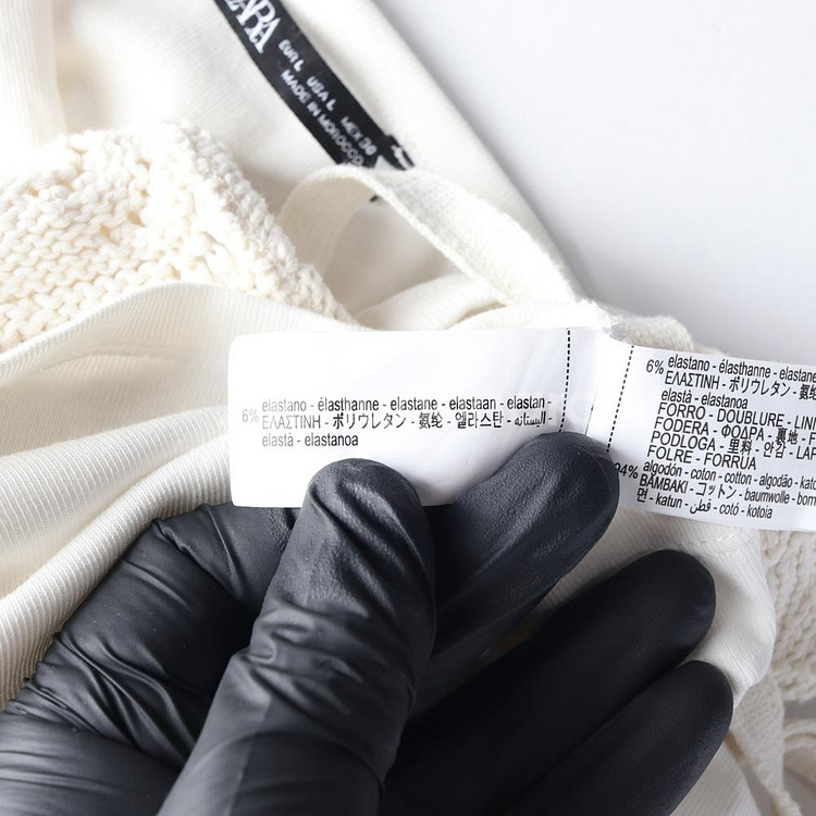 [L]자라 아이보리 니트 레이어드 민소매 티셔츠 베스트--6