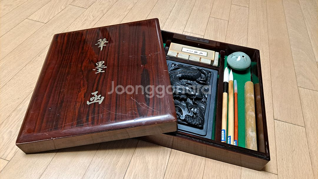 서예 문방사우 세트(필묵함)--0